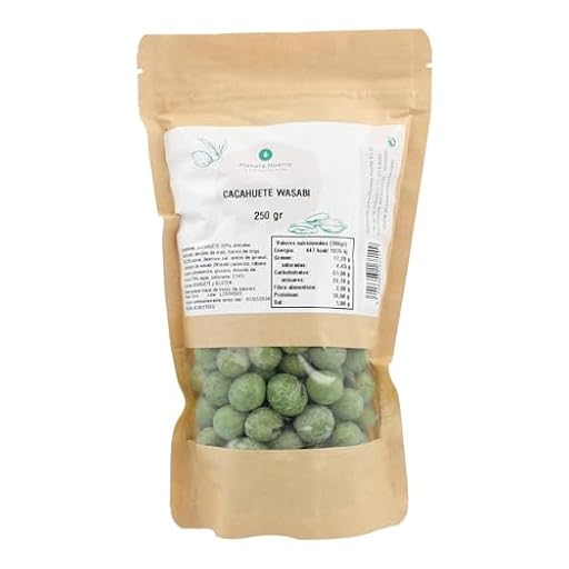 PLANETA HUERTO | Cacahuetes con wasabi 250 g - Cacahuete crujiente y picante, mezcla de frutos secos y especias orientales, ideal como aperitivo gourmet | Ya disponible en tu tienda friki favorita! En mundofriki.es! PLANETA HUERTO | Cacahuetes con wasabi 250 g - Cacahuete crujiente y picante, mezcla de frutos secos y especias orientales, ideal como aperitivo gourmet | Ya disponible en tu tienda friki favorita! En mundofriki.es!