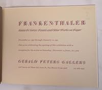 Frankenthaler: Santa Fe series : pastels and other works on paper 0935037357 Book Cover