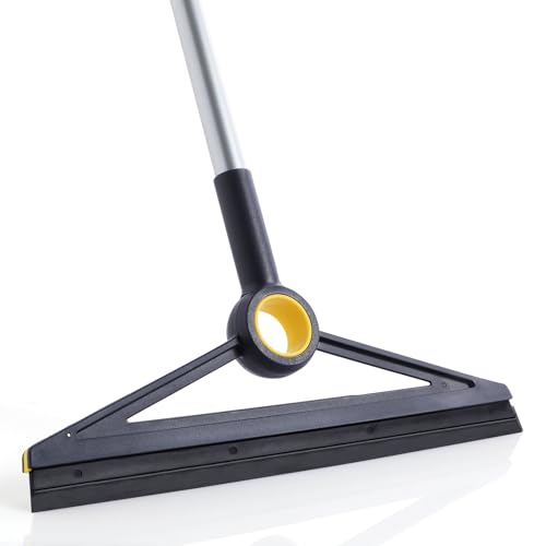 Yocada Floor Squeegee TPR Rubber Blade Scrubber Squeegee Adjustable for