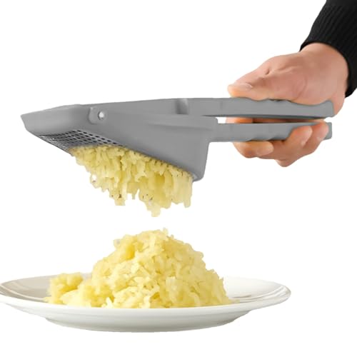 Máquina de arroz de patatas,Patata Triturador, Acero inoxidable Patata Handstamper, 30,5x8,5cm Cocina Maisch Herramienta Maisch, Patatas sólidas Smasher para patatas, frijoles, aguacate, huevos, bayas