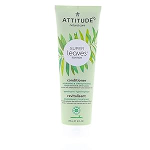 Attitude, Super Leaves Science, Natural Conditioner, Nourishing & Strengthening, Grape Seed Oil & Olive Leaves, 8 oz (240 ml)