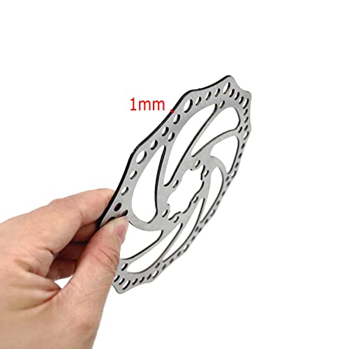 JZK 2 x Disc Brake Rotor with 12 Bolts for Standard Bicycles Road Bikes, Mountain Bikes, BMX (Silver - 160mm) - Image 4