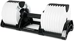 NUOBELL style Adjustable Dumbbell (Single) by ROBURFLEX for Workout Strength Training Fitness Home Gym