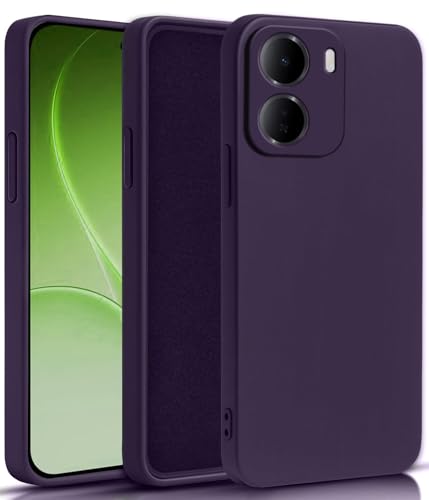 Image of AeoFit Back Cover for Redmi 15A 5G | Soft Micro-Fibre Lining Inside | Camera Protection Bump | Shockproof Back Cover Case for Redmi 15A 5G (Purple)