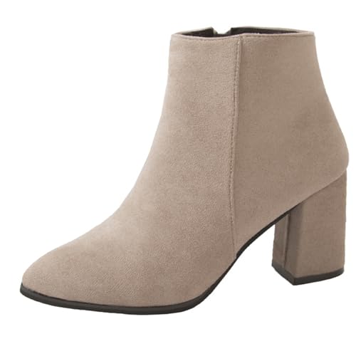 Bottines Chelsea Gicoiz avec talon bloc et fermeture éclair
