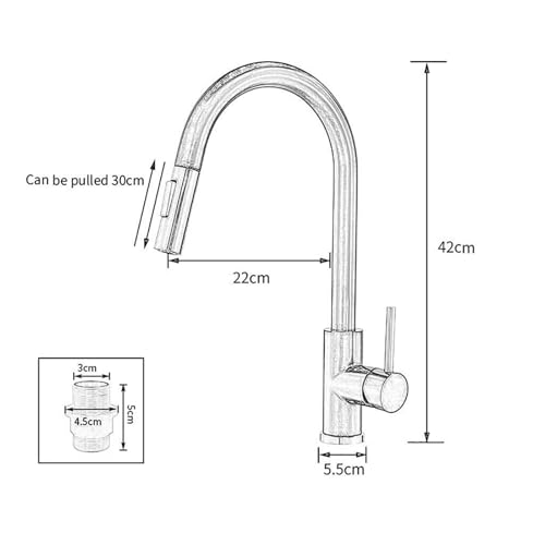 Grifo de cocina con sensor para un diseño moderno y gestión del agua en casa 3