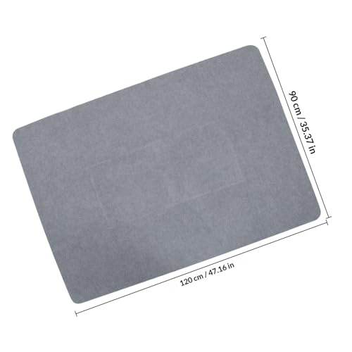 Tapis de chaise de bureau polyester antidérapant protection bois franc