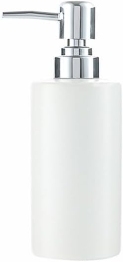 Kitchen Soap Dispenser Luxury Elegant Exquisite Home Ceramic Soap Dispenser Press Dispensing Bottle Lotion Bottle Shampoo Shower Gel Bottle Bathroom Soap Dispenser(A)