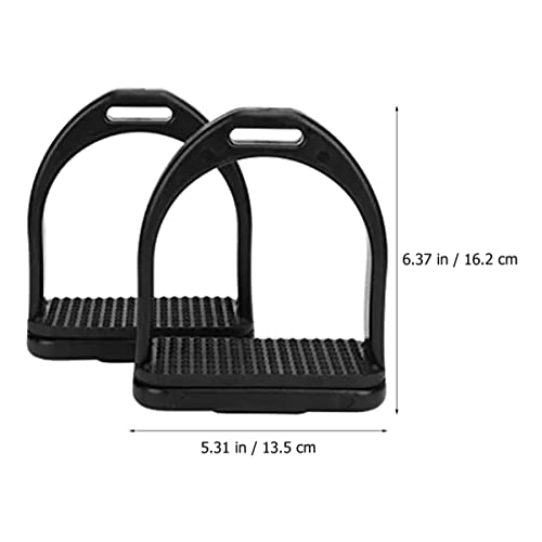 LIOOBO 2 Stks Paardrijden Stijgbeugels Springen Stijgbeugels Plastic Stijgbeugels Jeugd Stijgbeugels Zadel Stijgbeugels Niet - Afbeelding 7