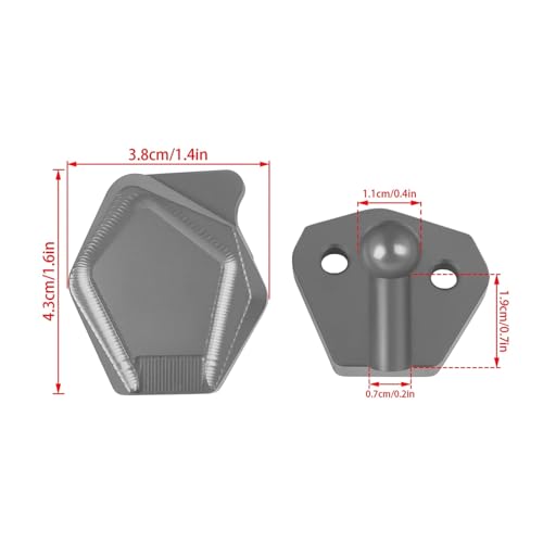 Extension de béquille moto CB1300 coussin d'appui haute précision - 6