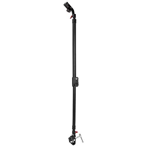 Diyeeni Slider Stabilizer Tripod Support Arm, Portable Camera Video Slider Support Rod, Adjustable Slider Support Rods Tripod Stability Arm for Connecting Slider and Tripod