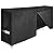 VIVOHOME 12ft Waterproof Firewood Log Rack Cover, Heavy Duty 600D Oxford Weather Resistant with VIVOHOME 8ft Waterproof Firewood Log Rack Cover, Heavy Duty 600D Oxford Weather Resistant