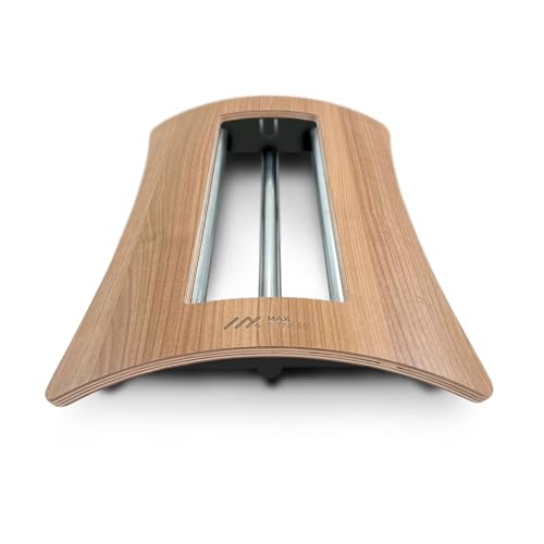 MaxFitness LeanBoard Wandhalterung und PickUp für Faszienrollen - Rückenmassage Wirbelsäule Foam Roller Training - Platzsparend stabil & vielseitig (Kirschbaum PickUp Einzeln ohne Rollen)