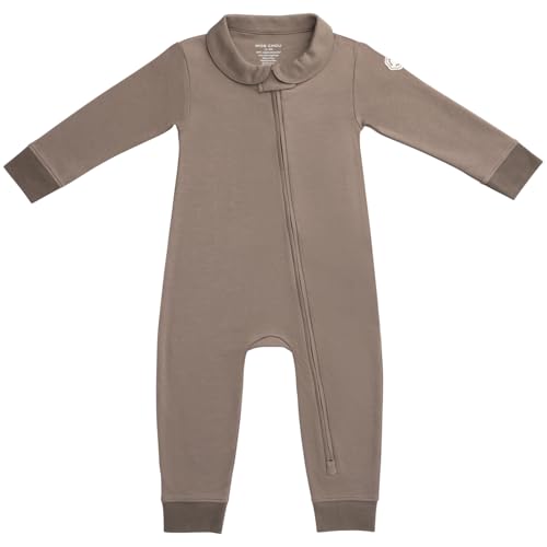 MON CHOU Organic Footless Baby Pajamas – 100% Pima Cotton, Ultra Soft, Lightweight & Breathable All-Season Sleepers