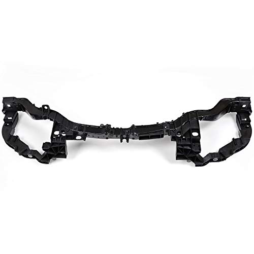 New Radiator Support Replacement For Ford Focus Hatchback/Sedan 2012-2018 2017 4D Upper Primer Plastic With Steel Radiator Support Tie Bar Black OEM CM5Z8A284A