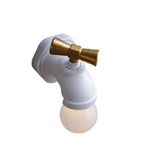 Preisvergleich Produktbild Deanyi Retro-Hahn-Nachtlicht Intelligent Voice Control Induction USB-Charging-Nachtlicht Schlafzimmer Toilette Flur-Gang-Wand-Lampe Kabinett-Licht-Weiß mit gelbem Licht