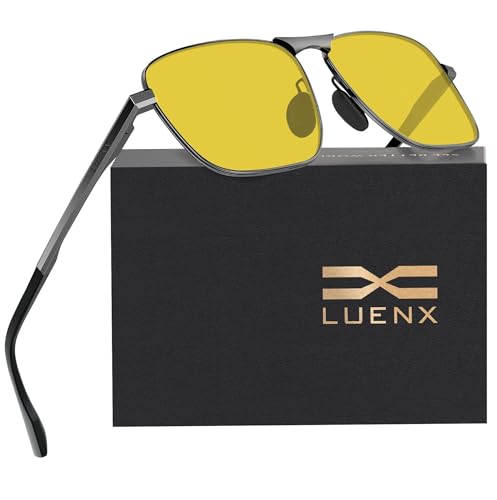 LUENX Polarized Aviator Sunglasses for Men