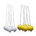 Lljsszr 6X Ladder Balls Replacement Balls Outdoor Lawn Yard for Kids Adults Family Backyard Game Ladder Toss Game Diameter 42mm, 3 Yellow and 3 White