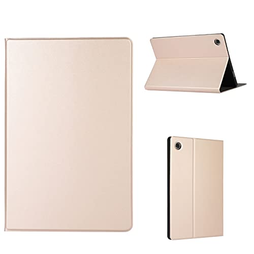 Étui Samsung Galaxy Tab A8 10.5 antichoc avec support folio rose doré