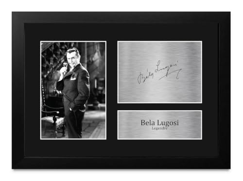 Bela Lugosi White Zombie foto enmarcada A4 para fans del cine clásico terror