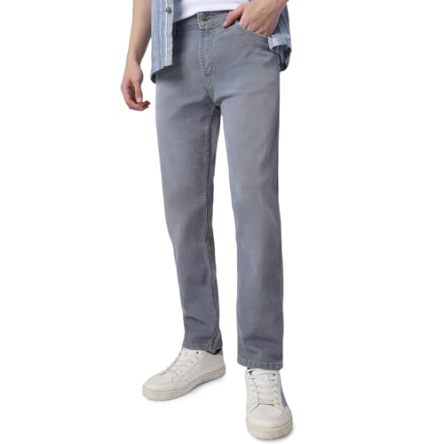 Image of Neostreak Men's Regular Fit Heavy Washed Jeans Stretchable