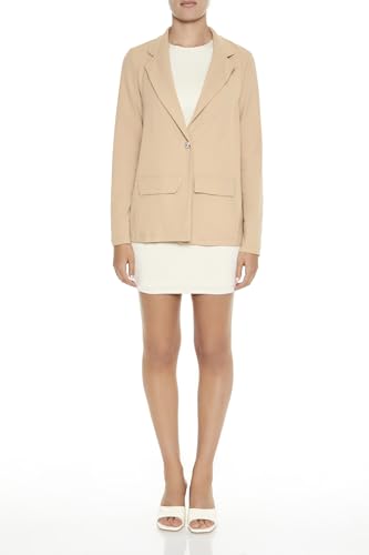 Forever 21 Women's Boxy Notched Lapel Blazer2