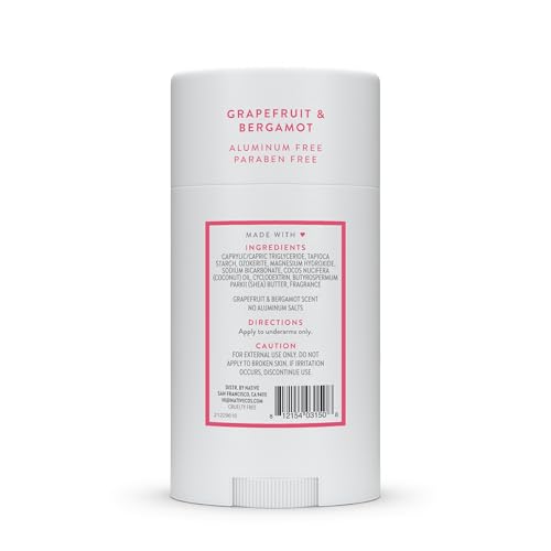 Native Deodorant Contains Naturally Derived Ingredients, 72 Hour Odor Control, Deodorant for Women and Men, Aluminum Free, Grapefruit & Bergamot 2.65oz - image 9