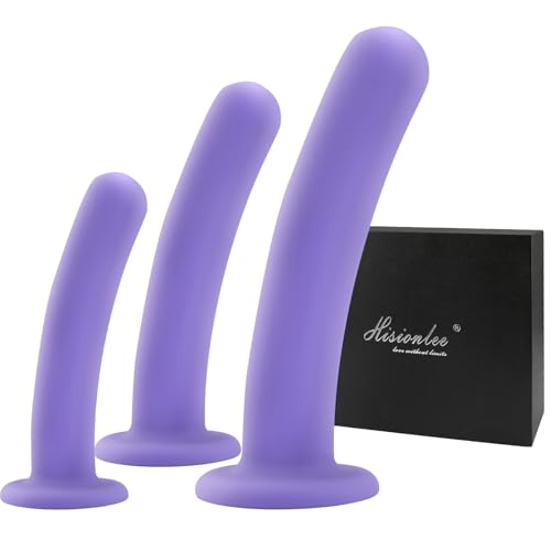 Anal Dildos Anal Plug Training Set,3 Sizes Silicone Butt Plug Anal Trainer Kit with Strong Suction Cup Base Anal Toys Sex Toys for Women Men Adult Sex Toys & Games