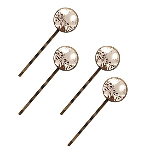 Barrettes à cheveux Moai (lot de 4) : l'accessoire coiffure original pour sublimer vos tresses
