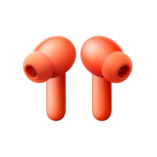 Image of [Original] Budss for CMFF Buds 2 with 48 dB ANC, & Upto 51 Hours of Battery Life Bluetooth Headset,4HD Mics,USB-C,13mm Drivers,Easy Use for iPhone,Apple Compatible (Orange)