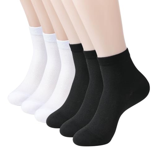 Image of Women's Thin Cool Socks, Comfort Breathable Lightweight Ankle Socks