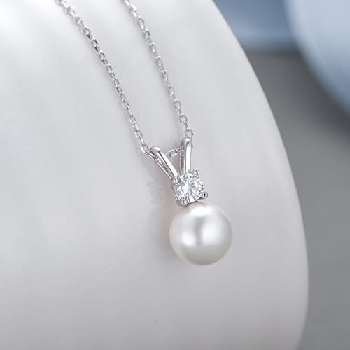 Collier pendentif perles argent sterling le cadeau de mode idéal pour elle - 2