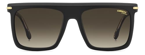 Non Polarizzato Carrera Occhiali da Sole 359/S MATTE BLACK GOLD/BLACK BROWN GREEN 56/19/150 uomo