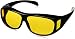 Produktbild Brillenaufsatz, Nachtsicht/Blendschutz, Nachtsichtbrille, für Auto und Motorrad, Nachtsichtbrille, wird über der Tagesbrille getragen