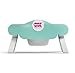 OKBABY On The Spot 3 in 1 Travel Potty Seat - Compact & Lightweight Design - Features Non-Slip Rubber Base - Removable Inner Bowl - Toilet Training Seat for Toddlers & Children, Turquoise