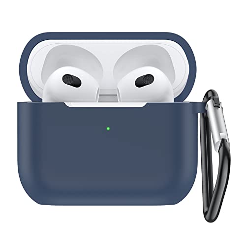 NIMASO P[X AirPods 3 P[X 2021 AirPods 3 pJo[ GA[|bY 3 VR ی P[X Jrit CX[dΉ (u[) NEC22C445