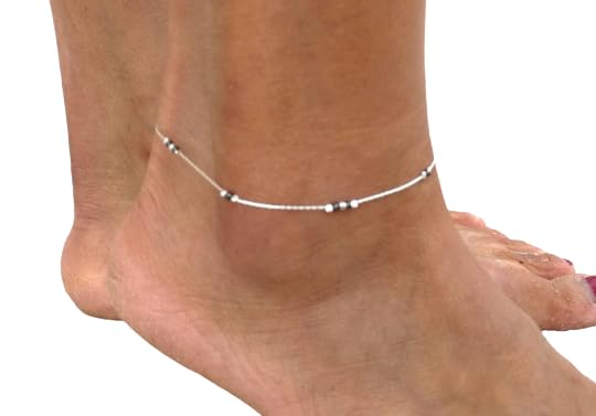 Bracelet de cheville hématite pour sublimer vos tenues d'été à la plage
