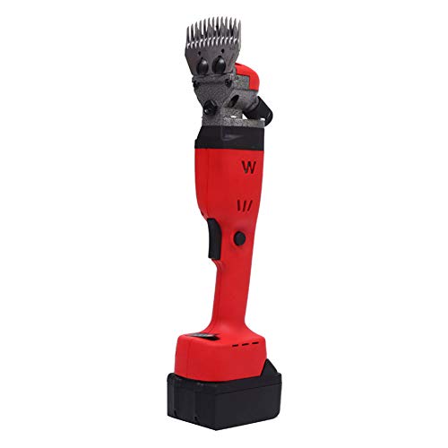 Professional Cordless Electric Sheep Shearing Machine Clippers,280W & 4000mah Battery Sheep Shears Grooming Supplies for Shaving Fur Wool in Livestock,Backup Battery (Optional) and Free Suitcase