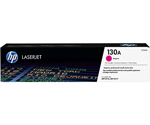 Hp 130A Cf353A, Cartuccia Toner Originale Hp Da 1000 Pagine, Compatibile Con Le Stampanti Hp Laserjet Pro Mfp M176 E Mfp M177, Magenta