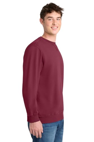 Port & Co Beach Wash Garment-Dyed Crewneck Sweatshirt-PC0983