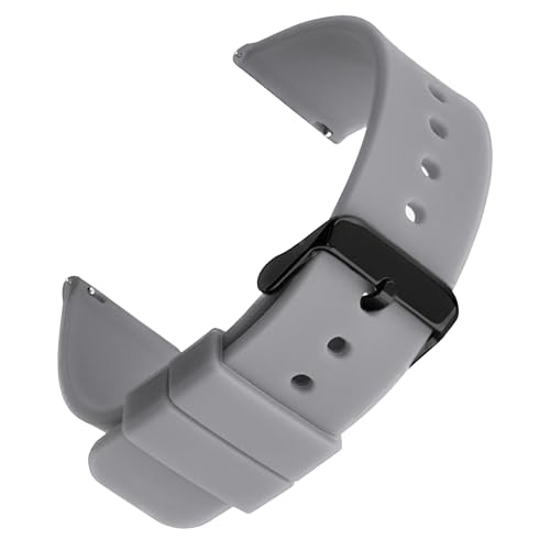 Image of YODI New Edition Soft Silicone Classic Strap Band For Redmi Watch 5 Lite Only [ Not for Any Other Models] (BUCKLE-GREY)