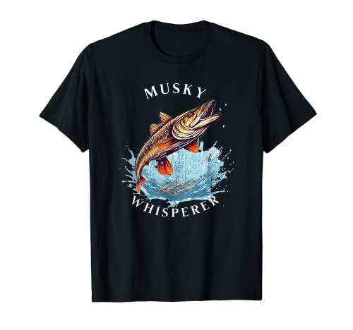 Musky Whisperer, cebo y aparejos de pescador de Musky Whisperer Camiseta