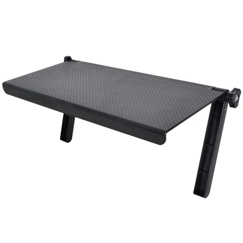 Étagère Supérieure TV, Écran Réglable Étagère Tablette Supérieure de Rangement, Pliable Moniteur TV Shelf Étagère pour Decodeur Écran Rack Moniteur...
