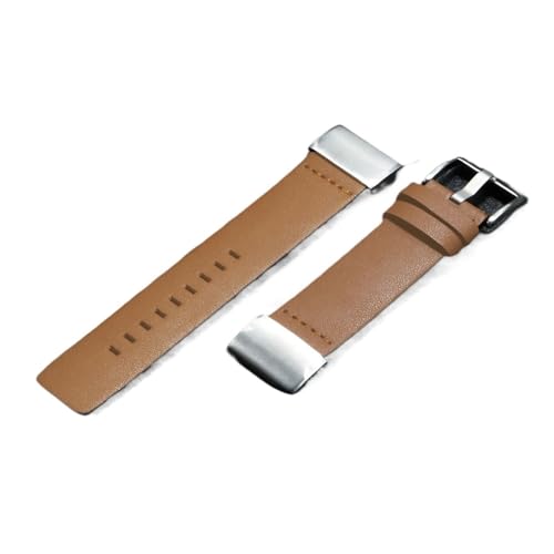 [Aocghfyer] 20mm 22mm 26mm ���U�[�X�g���b�v�A8 7 7S 7X 6S 6X 6 �X�g���b�v���X�g�o���h 5S 5X 5 3 965 �ɓK���Ă��܂��B(Light Brown Silver,26mm)