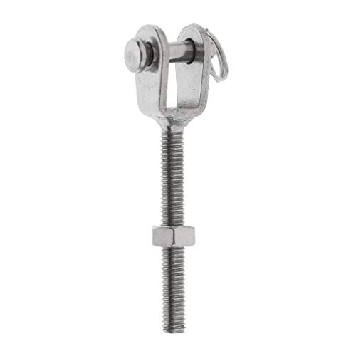 Tensor de acero inoxidable con quijada, tornillos largos con rosca M8 miniatura 4