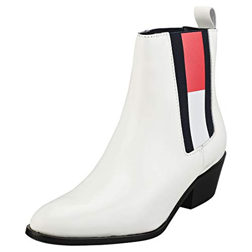 Bottes de mode Tommy Jeans Corporate Cowboy Boot pour look urbain en 37 EU