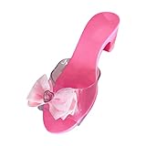 * 【Design élégant】: La chaussure de princesse présente un design élégant et sophistiqué, ornée d'une décoration en forme de nœud, parfaite pour n'importe quelle tenue