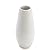 Hosley 12" High White Textured Ceramic Vase. Ideal Gift for Weddings, Party, Home, Spa, Reiki O3