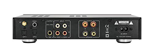 Dynavox Digitale versterker TV-50, compact design, tv-versterker met schroefbare aansluitterminals, BT-antenne en… - Afbeelding 4