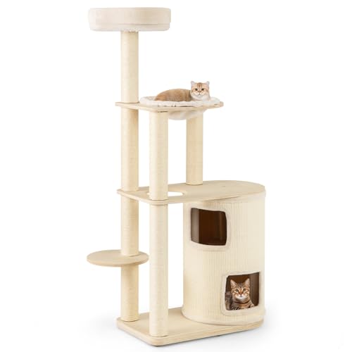 Árbol para gato moderno alto 60 pulgadas miniatura 1